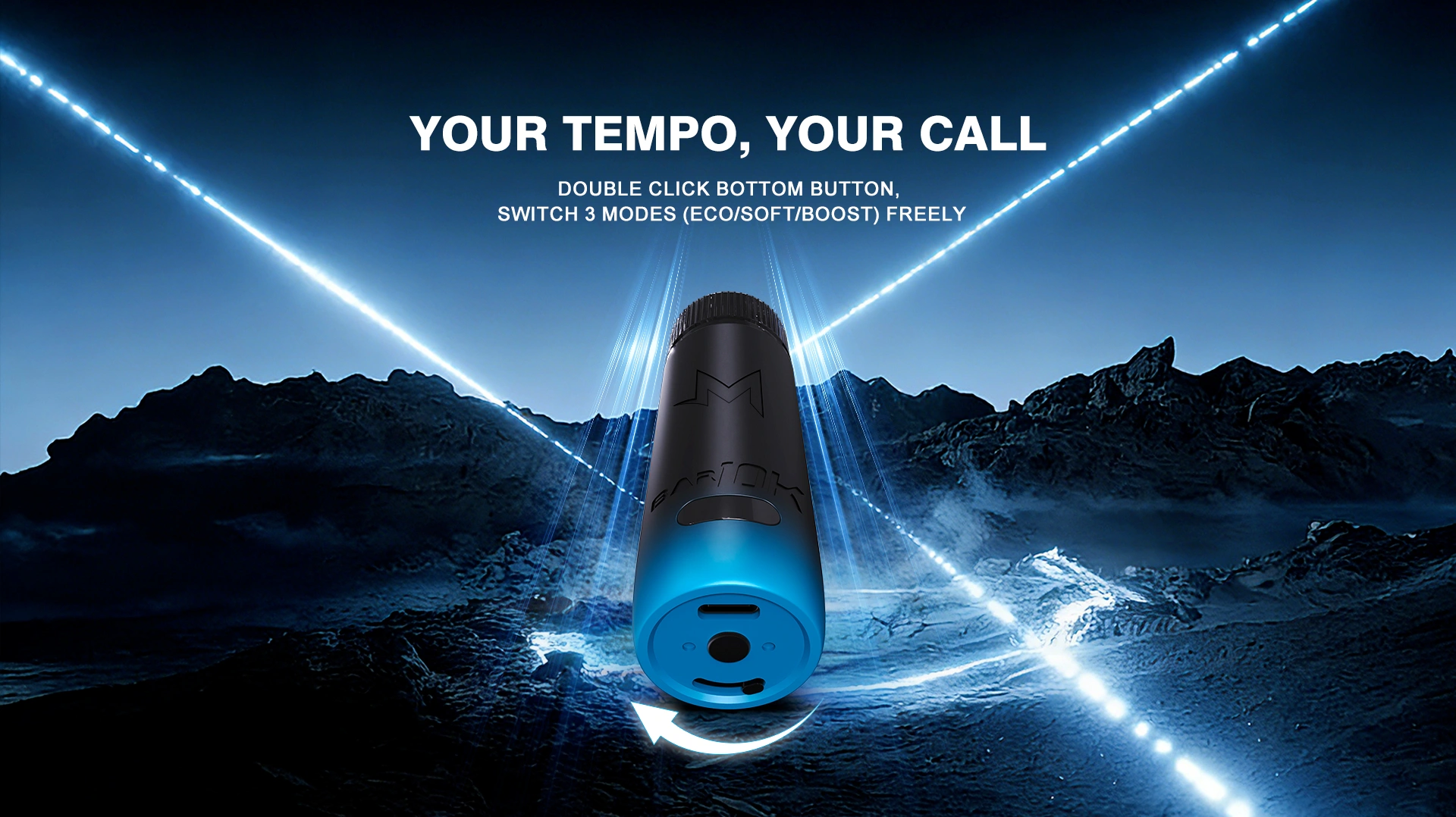 MBar 10K with airflow control button